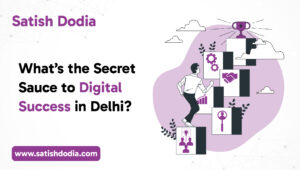 Digital marketing strategy concept for business success in Delhi