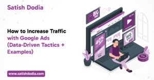 Digital marketer using Google Ads to increase website traffic and online visibility.