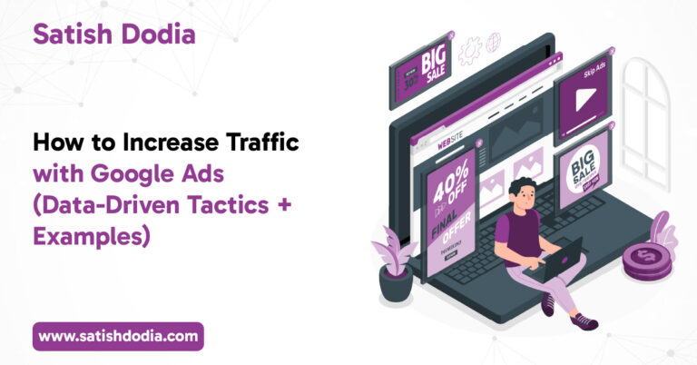 Digital marketer using Google Ads to increase website traffic and online visibility.