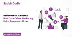 Performance marketer using data-driven marketing strategies for business growth